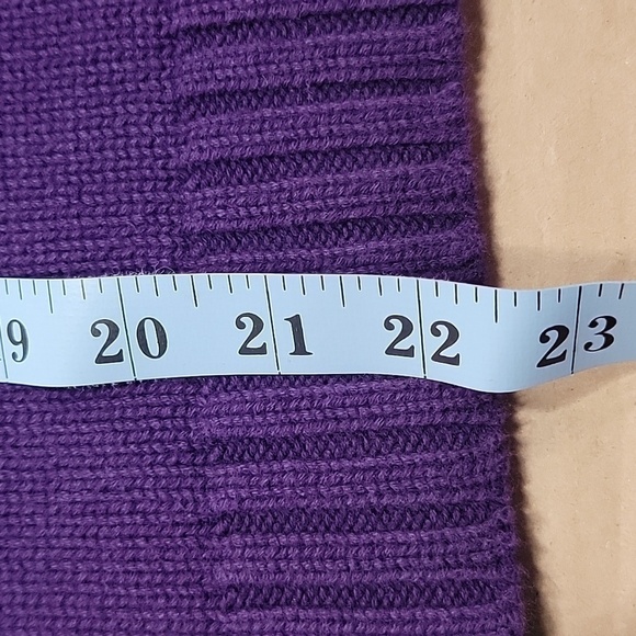 Lauren Ralph Lauren Purple Turtleneck Sweater, Size Unmarked - Picture 9 of 9